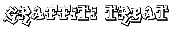 Graffiti Treat font preview